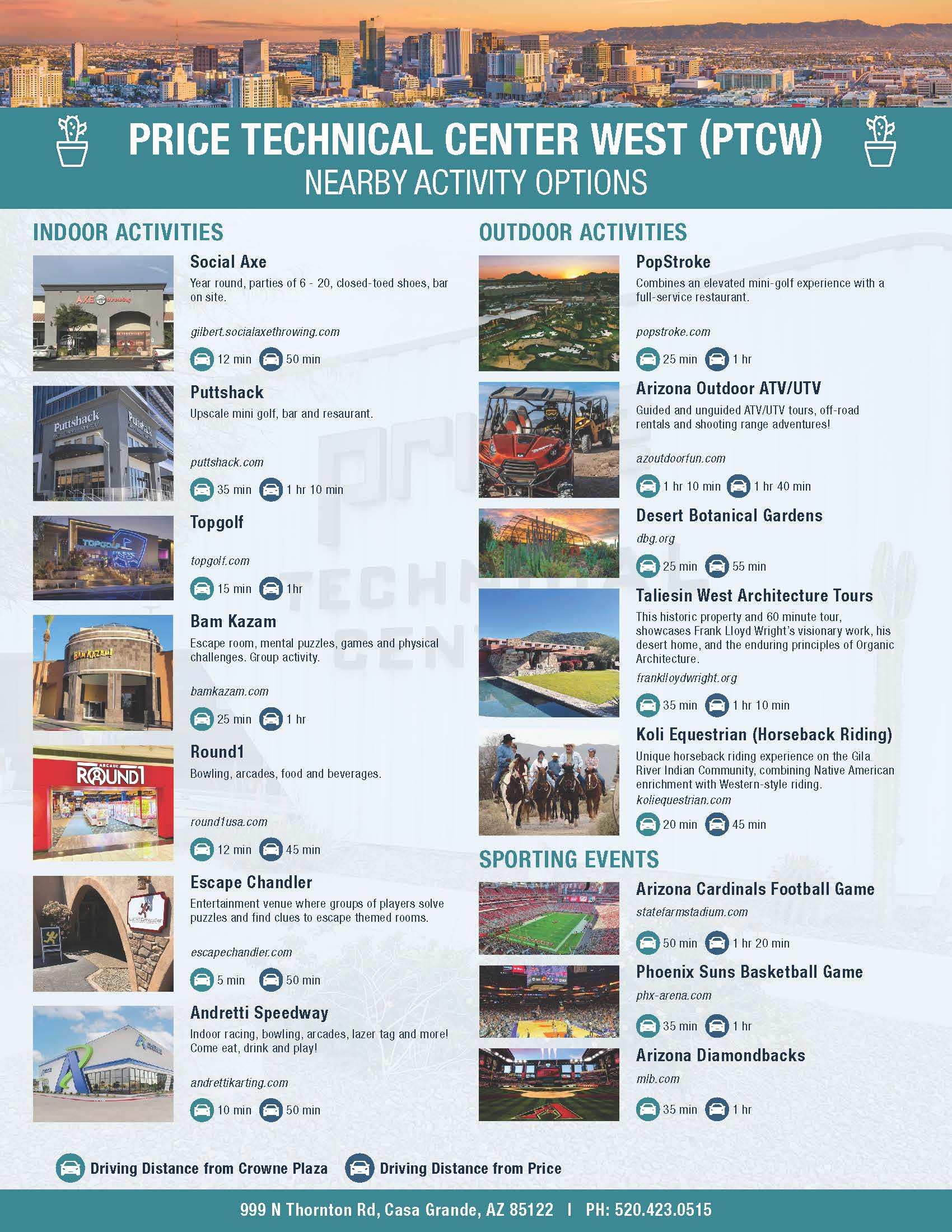 Image - Activity Options - PTCW