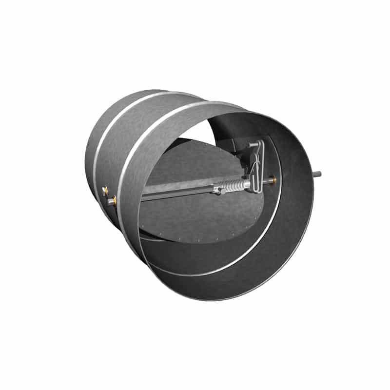 1.5 Hr / True Round Dynamic Fire Damper