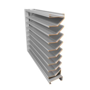 6" Kitchen Exhaust Louver