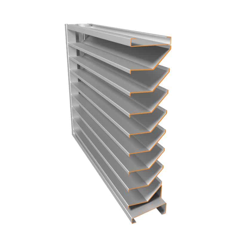6" Kitchen Exhaust Louver