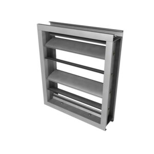 Aluminum Construction / 4" Frame / 4" Airfoil Blade Damper