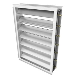 Aluminum Construction / 5" Frame / 4" Airfoil Blade Damper