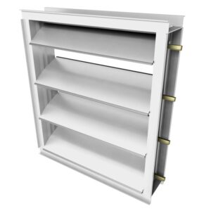 Aluminum Construction / 5" Frame / 6" Airfoil Blade Damper