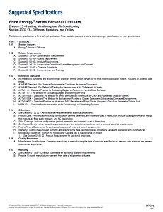 FDU Underfloor Fan Powered Booster & Terminal Unit Specification