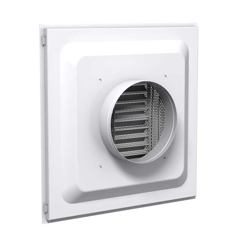 Perforated Face Supply Diffuser, Curved Pattern Controllers