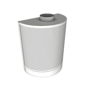 Half Round 180° Displacement Diffuser