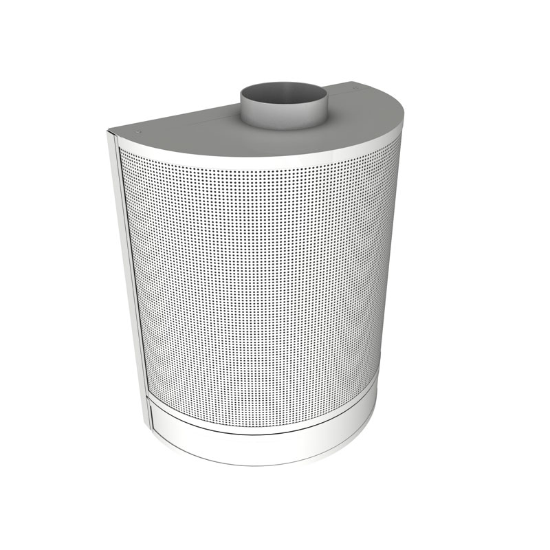 Half Round 180° Displacement Diffuser