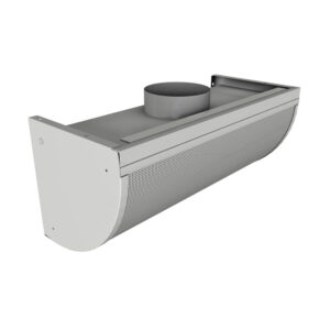 Quarter Round Horizontal 90° Displacement Diffuser