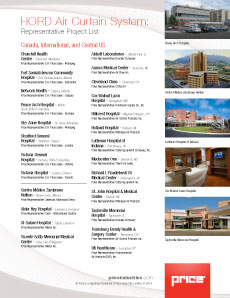 RAC Return Air Canopy Performance Data