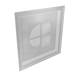 Perforated Face Supply Diffuser, Modular Core