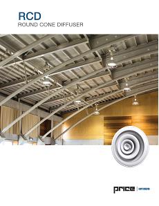 PCBL-R Passive Chilled Beam Linear with Integrated Return Performance Data