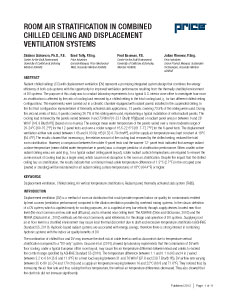 DR90 Quarter Round 90° Displacement Diffuser Performance Data (Metric)